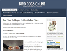 Tablet Screenshot of birddogsonline.com